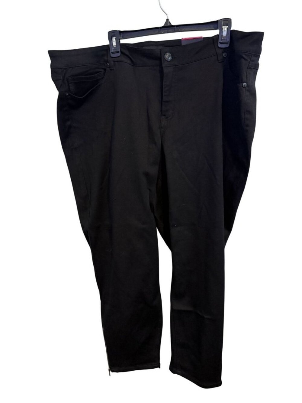 Torrid Denim Black Skinny Ankle Zip Jeans Womens 26 NWT Stretch Streetwear Goth